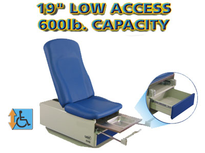 Low Access Power Exam Table