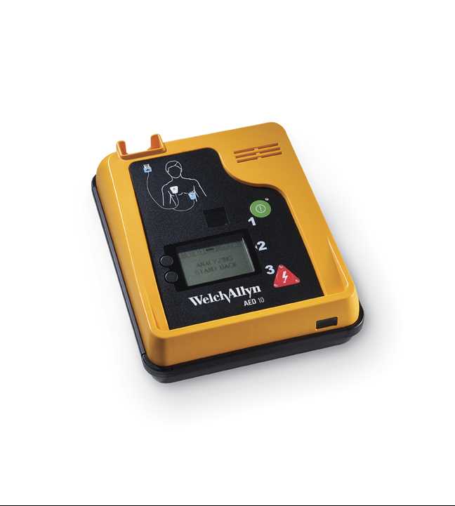 WELCH ALLYN AED-10 AUTOMATED EXTERNAL DEFIBRILLATOR 
