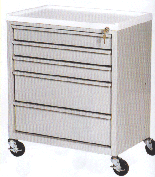Five Drawer Economy Treatment Cart